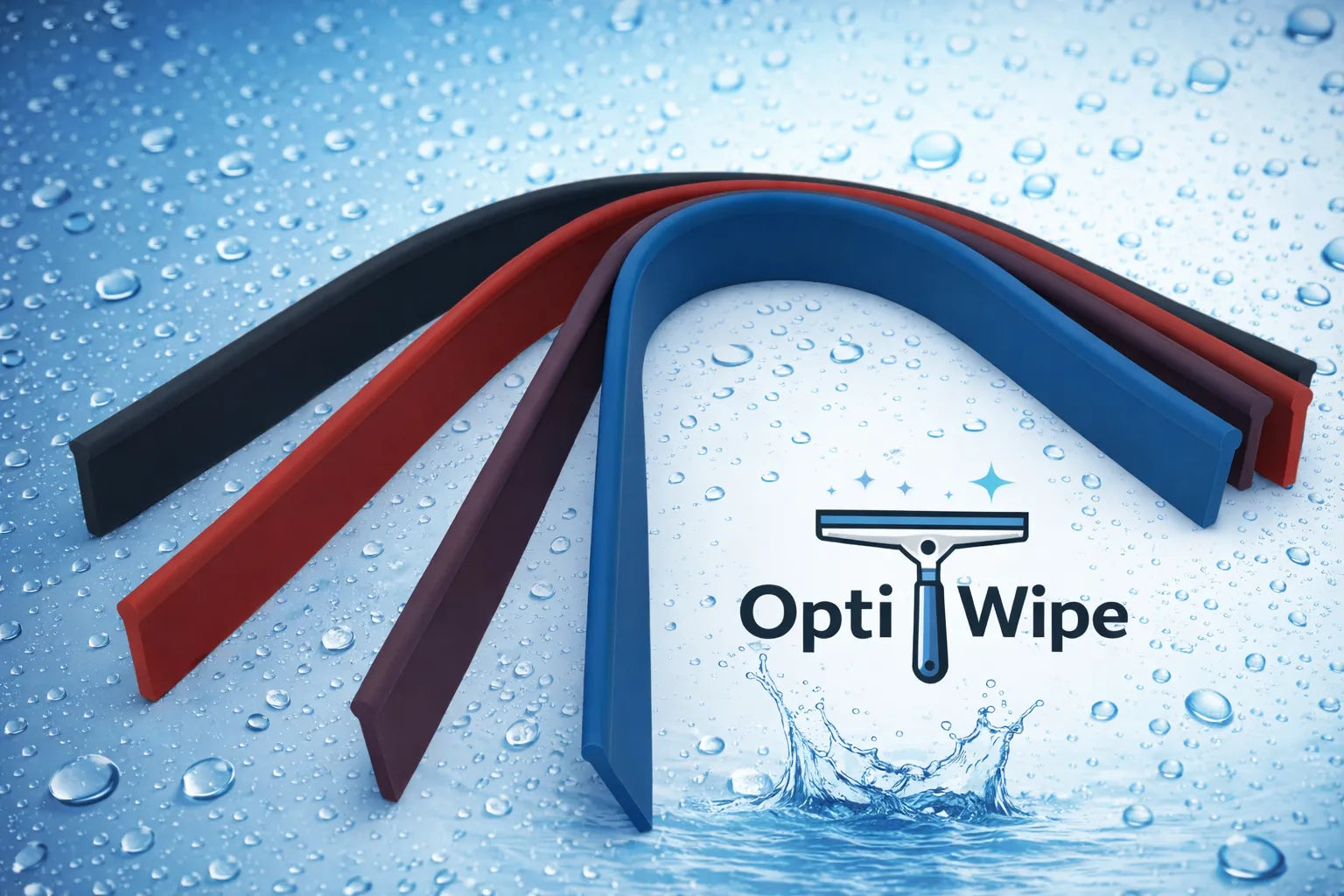 OptiWipe Wischergummis für fensterwischer online kaufen. Streifenfreies Fenstwerwischen mit OptiWipe