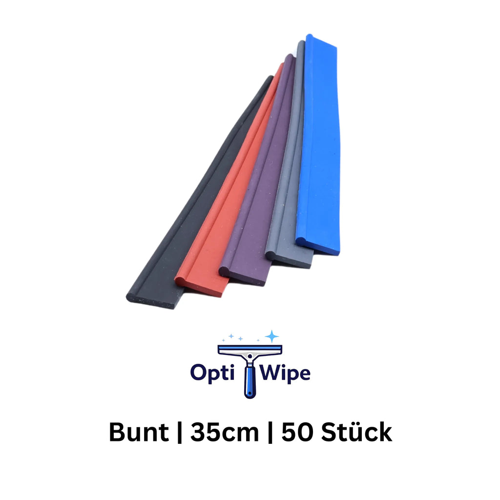 Fensterwischergummi Bunt 35cm 50 Stück